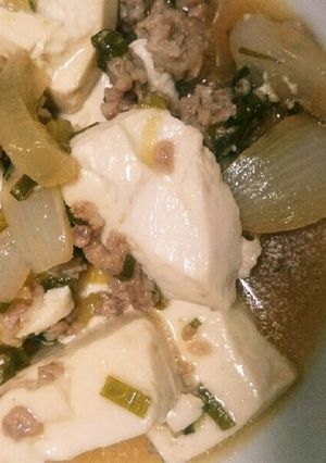 とろっと玉ねぎの肉豆腐-レシピのメイン写真