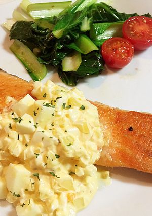 下味なし！減塩で食べる鮭のムニエル-レシピのメイン写真