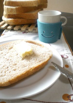 HB使用。天然酵母で全粒粉食パン-レシピのメイン写真