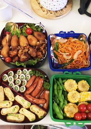 2017 小学校 運動会 かんたん弁当♡-レシピのメイン写真