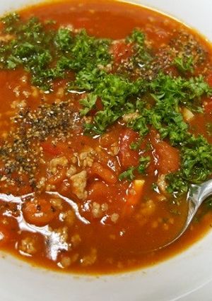 トマトのリコピンたっぷり　パワースープ-レシピのメイン写真