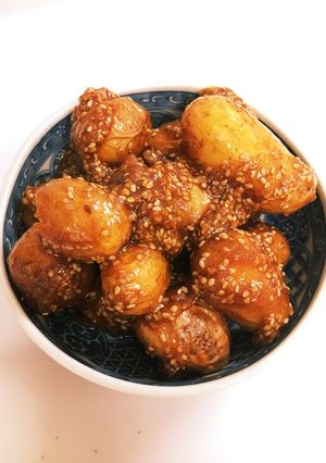 包丁使わない！ごろっと味噌揚げじゃが！-レシピのメイン写真