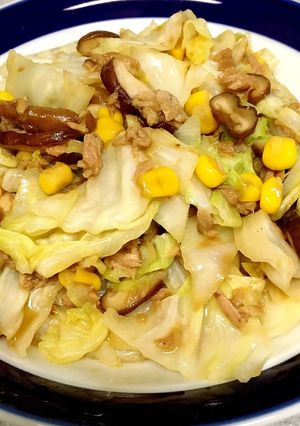 ずぼら きゃべつとツナの和風炒め-レシピのメイン写真