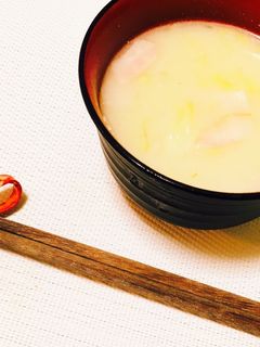 あまあま★キャベツとベーコンの味噌汁-レシピのメイン写真