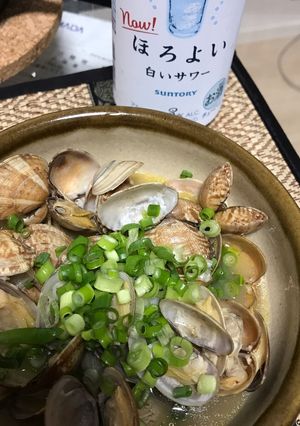 北海道婆ば秘伝!簡単!あさりの酒蒸し!-レシピのメイン写真