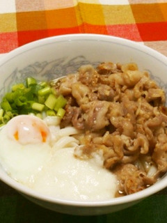 とろ玉塩豚ぶっかけうどん-レシピのメイン写真