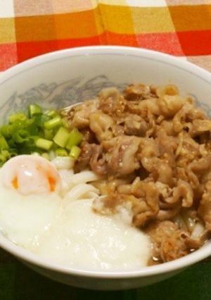 とろ玉塩豚ぶっかけうどん-レシピのメイン写真