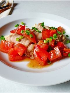 えのきの豚肉巻きフレッシュトマトソースで-レシピのメイン写真