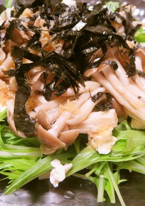 めんつゆで☆水菜と豆腐のサラダ-レシピのメイン写真