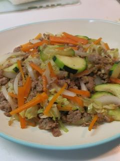 ズッキーニの野菜炒め-レシピのメイン写真