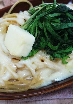 明太子クリームスパゲティ☆グラタン-レシピのメイン写真