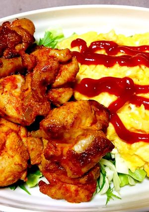 ダイエットに最適♪粉唐辛子でピリ辛チキン-レシピのメイン写真