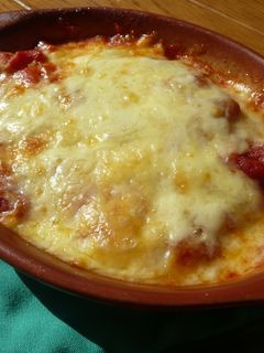 簡単☆なすとベーコンのトマチーグラタン♪-レシピのメイン写真