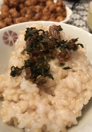 赤カブの葉っぱでしっとりふりかけ-レシピのメイン写真