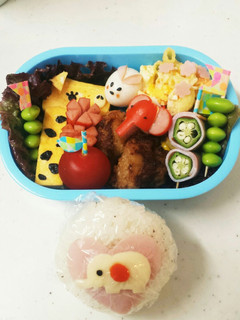 キャラ弁☆遠足☆動物園-レシピのメイン写真