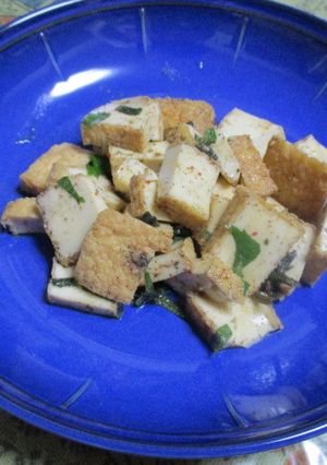 ピリ辛厚揚げ豆腐-レシピのメイン写真