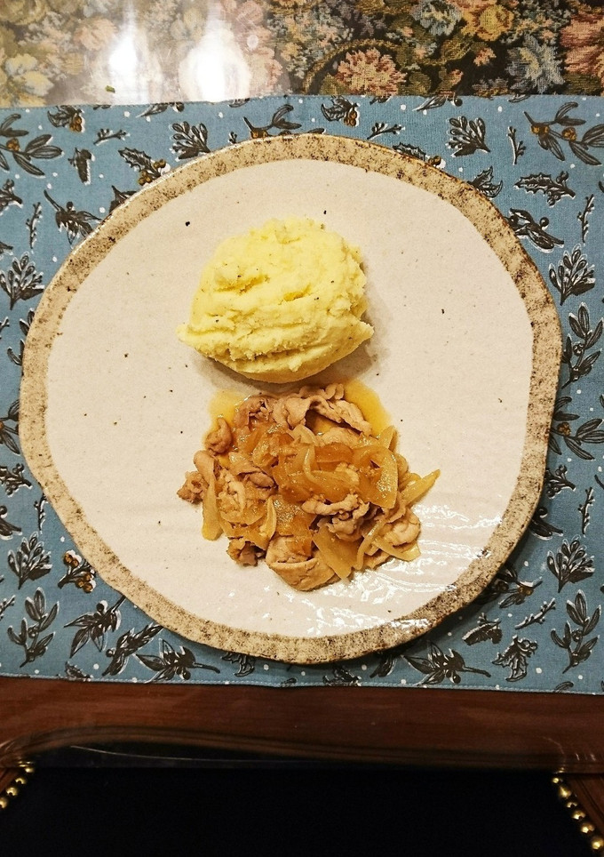 豚肉と玉ねぎの生姜焼き☆簡単調味料♪-レシピのメイン写真