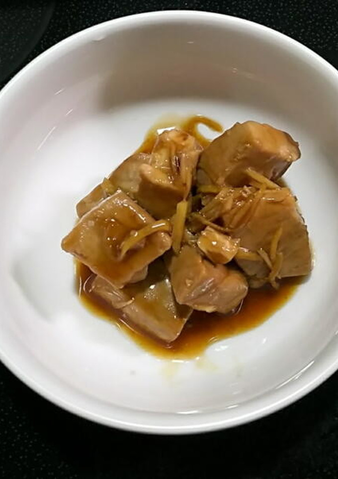 紹興酒でまぐろの角煮-レシピのメイン写真