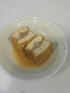 厚揚げの肉詰め-レシピのメイン写真