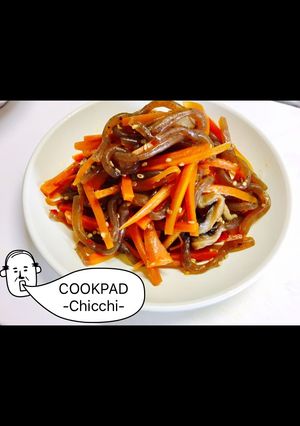 こんにゃくと人参のきんぴら風-レシピのメイン写真