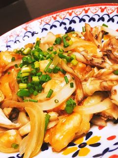 鶏むね肉と舞茸のマヨポン炒め-レシピのメイン写真