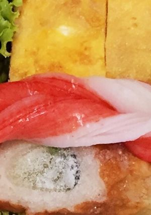 カニカマ 三つ編み風-レシピのメイン写真