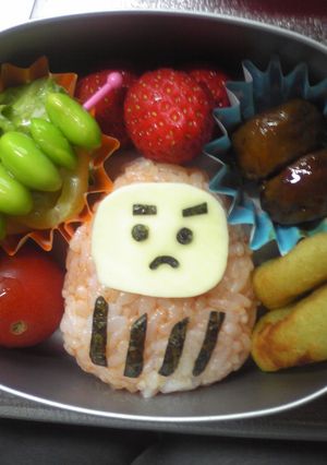 年中■お弁当(だるま)-レシピのメイン写真