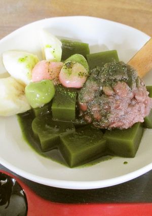抹茶蜜たっぷり抹茶あんみつ-レシピのメイン写真