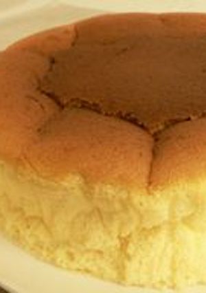 しゅわしゅわのスフレチーズケーキ-レシピのメイン写真