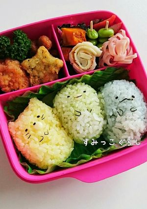 すみっこぐらし キャラ弁当(^^)-レシピのメイン写真