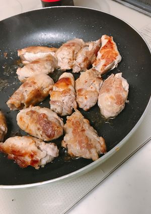 しいたけの豚巻き巻き（材料2つ？）-レシピのメイン写真
