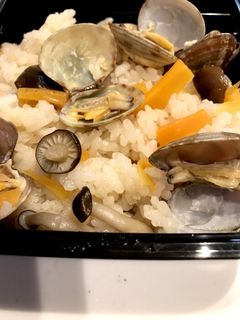 あさりとキノコの炊き込みご飯-レシピのメイン写真