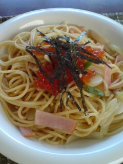 いくら醤油漬け&めんつゆde美味パスタ-レシピのメイン写真