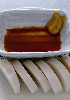 かまぼこの食べ方☝和辛子醤油でおかずアテ-レシピのメイン写真