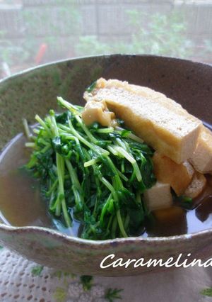 菜っぱとお揚げさんの炊いたん-レシピのメイン写真