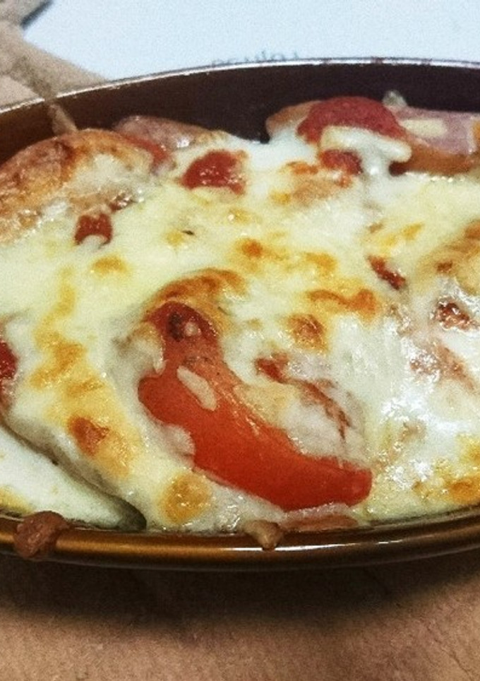 ウインナーとトマトのもっちりチーズ焼き-レシピのメイン写真