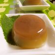 煎茶と餡子の2層ゼリー♡