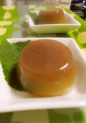 煎茶と餡子の2層ゼリー♡-レシピのメイン写真