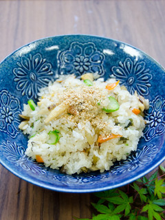 旬の山菜おこわ-レシピのメイン写真