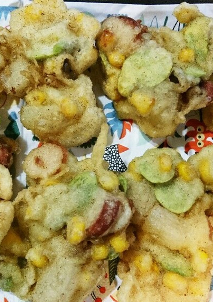 ☆そら豆と新玉ねぎのかき揚げ☆-レシピのメイン写真