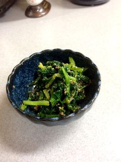 簡単ほうれん草のごま和え-レシピのメイン写真