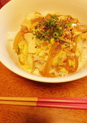 子供もパクパク‼‼お豆腐入りたまご丼-レシピのメイン写真