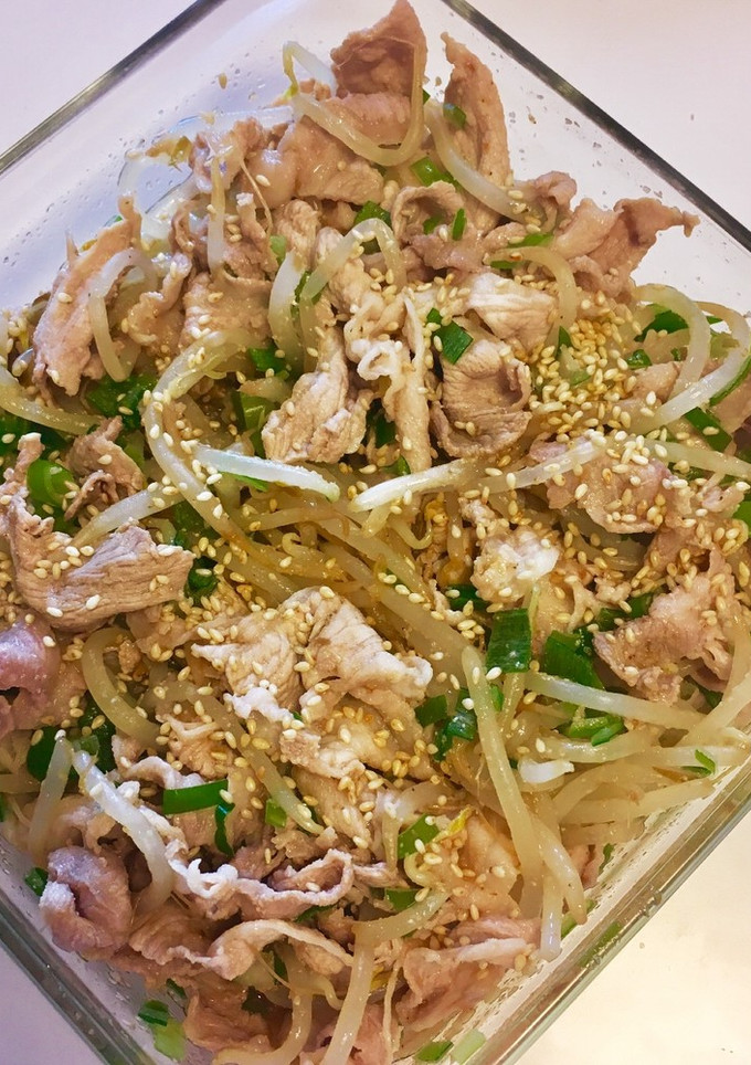 ★常備菜★豚肉ともやしのゴマ冷しゃぶ-レシピのメイン写真