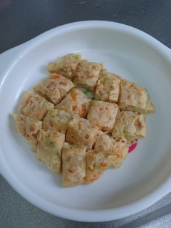 離乳食後期~野菜スープでお好み焼き-レシピのメイン写真