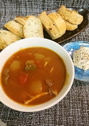 夏・野菜カレー-レシピのメイン写真