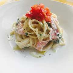 รูปของ マヨが決め手！ヨーグルトの冷製パスタ！
