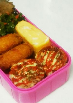 お弁当に♡うずら竹輪のマヨケチャ焼き-レシピのメイン写真