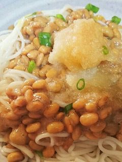 冷やしソーメン納豆大根おろし-レシピのメイン写真