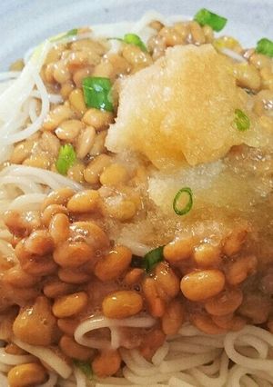 冷やしソーメン納豆大根おろし-レシピのメイン写真