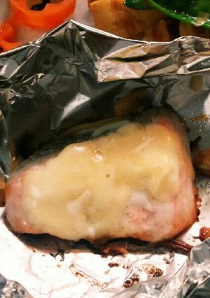 お弁当に！鮭のバターチーズ焼き-レシピのメイン写真